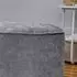 Icon Milano Pouf XL, Chenille, grau (Milano)