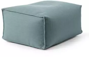mokebo Der Ruhestifter Outdoor Pouf eckig, Himmelblau, EPS-Füllung (Der Ruhestifter)