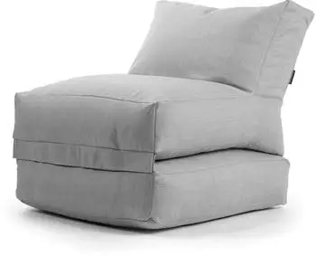 mokebo Summerdream Sitzsack Outdoor Indoor, Hellgrau, 65x80x75cm