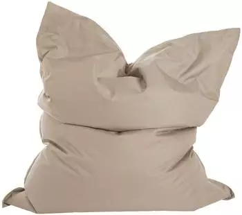 mokebo Der Gro&szlig;e Sitzsack XXL Outdoor, Beige, 130x170x20cm (Oeko-Tex&reg;)