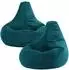Icon Dalton Sitzsack Sessel Cord, Blaugrün, 2er-Set (Dalton)