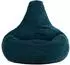 Icon Dalton Sitzsack Sessel Cord, Blaugrün, 2er-Set (Dalton)