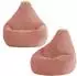 Icon Dalton Sitzsack Kinder Cord 100L 2er-Pack, Rosa (2PKBRIKHBJC038)