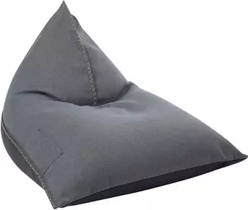 Sitting Point Canvas Calypso Sitzsack, grau, 115x90x110cm