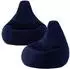Icon Dalton Sitzsack Sessel Cord, Marineblau, 2er-Set (Dalton)