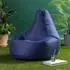 Bean Bag Bazaar Dalton Sitzsack-Liegestuhl Indoor/Outdoor, Dunkelblau, wasserabweisend