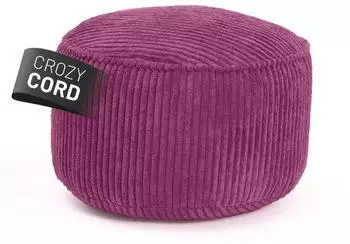 Lumaland Cord Pouf 3-in-1 Hocker/Tisch/Fußschemel 50L Weinrot Ø25x45cm (e6fcf145-a3a3-48e4-a98d-ee7b3a6f0b8a)