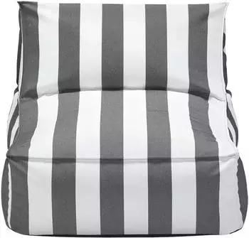 Blomus STAY Loungesessel 95x75cm, schwarz/wei&szlig; gestreift (62354)
