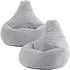 Icon Dalton Sitzsack Sessel Cord, grau, 2er-Set (Dalton)