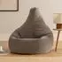Icon Dalton Sitzsack Sessel Cord, grau, 2er-Set (Dalton)