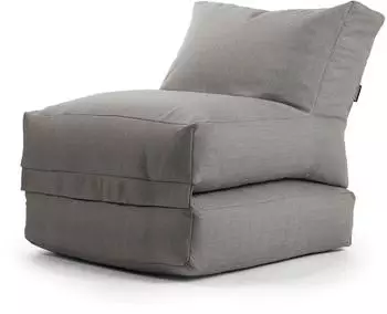 mokebo Der Summerdream Outdoor Sitzsack / Gartenliege, Steingrau