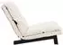 ML-Design Bodenstuhl Relaxsessel verstellbare Rückenlehne, Metall, Beige (490017041)