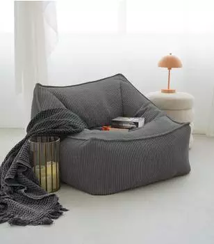 mokebo Der L&uuml;mmel Sitzsack Cord XXL Anthrazit (80x60x83cm)