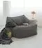mokebo Der Lümmel Sitzsack Cord XXL Anthrazit (80x60x83cm)