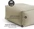 mokebo Der Ruhestifter Outdoor-Pouf, eckig, sand (Der Ruhestifter)