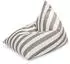 Magma Santorin Calypso Sitzsack Outdoor 110x90cm, Taupe/Weiß, Polypropylen (25665241-0)