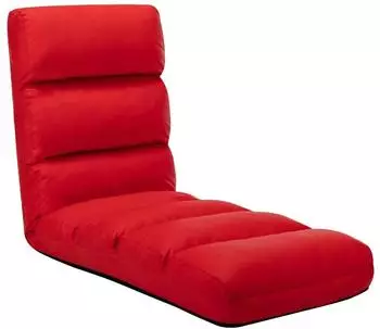 vidaXL Bodenstuhl Faltbar Kunstleder Rot (325250)