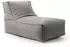 mokebo Der Sundowner Sitzsack Indoor & Outdoor, Textil, Steingrau, 60x65x95cm