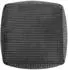 Icon Amara Pouf aus Cord, quadratisch, anthrazit (ICOFSTJC062)