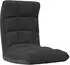 vidaXL Bodenstuhl, faltbar, Stoff, schwarz (336590)