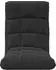 vidaXL Bodenstuhl, faltbar, Stoff, schwarz (336590)