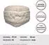 Kayoom Bohist 125 Pouf, Baumwolle, natural, 50x45x50cm