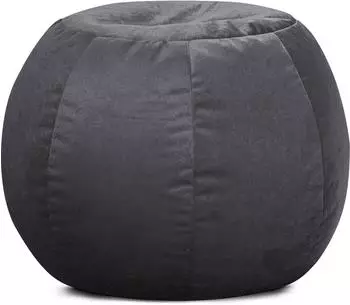 Magma Plump Marla Sitzsack Samt, anthrazit (DH 75x50 cm)