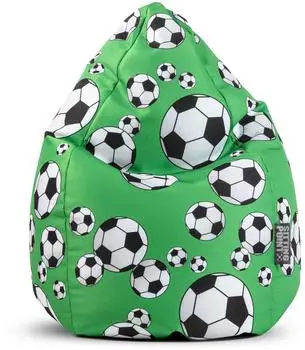 Sitting Point Sitzsack Kicker Fu&szlig;ball-Muster 120L (Kicker 120)