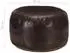 vidaXL Pouf dunkelbraun, Ziegenleder, 60x30cm (248139)