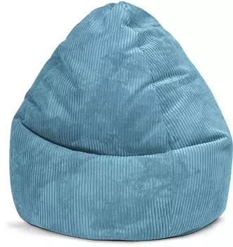 Sitting Point Shara XXL Sitzsack Cord-Optik, petrol (80x130cm)