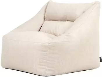 Icon Natalia Outdoor-Sitzsack Sessel beige, 340L, EPS-Mikroperlen (ICOARMOW003)