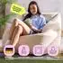 Icon Natalia Outdoor-Sitzsack Sessel beige, 340L, EPS-Mikroperlen (ICOARMOW003)