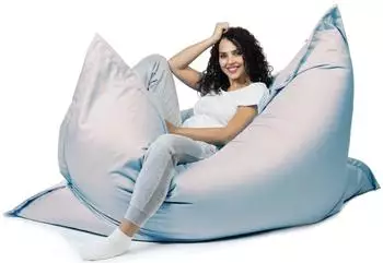 sunnypillow XXL Sitzsack Indoor & Outdoor 180x145cm, 380L, weiß