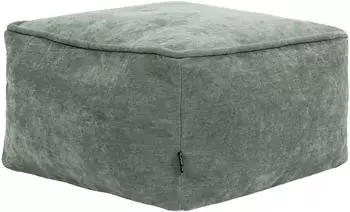 Icon Amara Pouf aus Chenille, salbeigr&uuml;n (Amara)