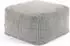 Icon Amara Pouf Cord, hellgrau, quadratisch 42x24x42cm (ICOFSTJC022)