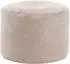 mokebo Der Ruhepouf Sitzhocker rund, Webstoff, beige, 50x30cm