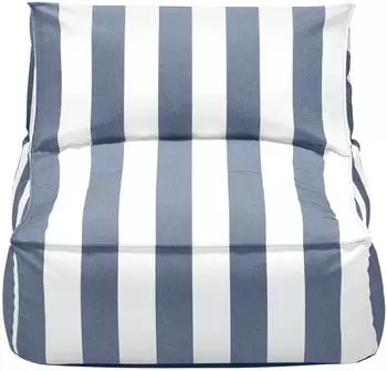 Blomus STAY Lounger Chair blau/wei&szlig; gestreift, 95x75cm (62353)