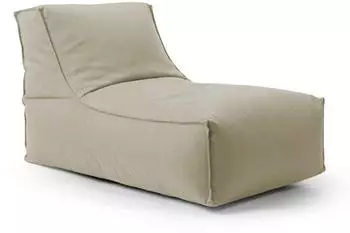 mokebo Der Sundowner Sitzsack f&uuml;r Indoor & Outdoor, beige, 60x65x95cm
