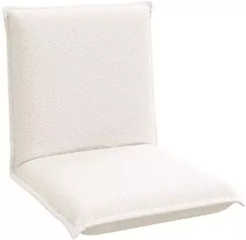 vidaXL Bodensessel, Schafstoff, creme, 54x64x59cm (42028113)