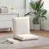 vidaXL Bodensessel, Schafstoff, creme, 54x64x59cm (42028113)