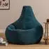 Icon Dalton XXL Sitzsack Cord, blaugrün