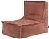 Icon Dolce Sitzsack-Liege Cord, rosa, L-Form, 280L (ICOSCANJC038)