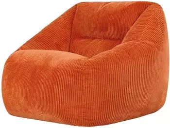 Icon Natalia Sitzsack Sessel Cord, Orange (ICOARMJC019)