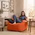 Icon Natalia Sitzsack Sessel Cord, Orange (ICOARMJC019)
