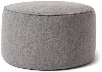 Lumaland Comfort Line Sitzsack-Hocker/Pouf 3-in-1 50L, hellgrau (LL-20850-001)
