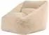 Icon Natalia Sitzsack-Sessel Kunstfell, beige (97x73x84cm)