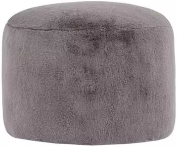 Icon Milano Pouf XL Kunstfell, hellgrau (800001148408)