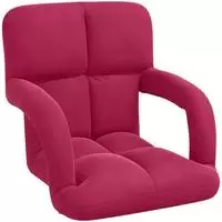 vidaXL Bodenstuhl Weinrot 58 x 62 x 58 cm Samt
