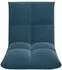 vidaXL Verstellbarer Bodenstuhl blau, Samt (42028157)