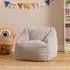 Icon Natalia Teddybär Kinder-Sitzsack, Boucle, grau, 55x44x55cm